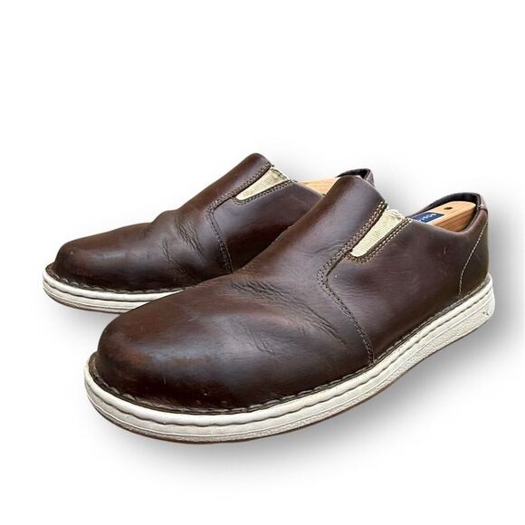 Irish Setter Kasson Brown Slip-On Safety Toe Work Shoes Brown Leather 83110 - Picture 3 of 15